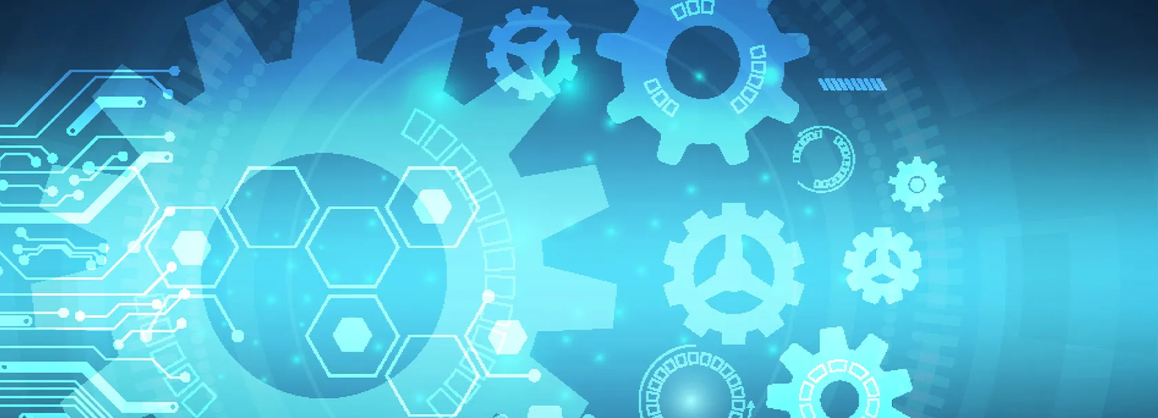 手から折れ線グラフのホログラムを出している画像